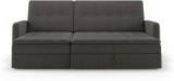 Urban Ladder Peckham Sectional Sofa Cum Bed With Ottoman Double Engineered Wood, Fabric Sofa Bed