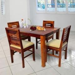 Utkarsh Fabric 4 Seater Dining Table