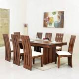 Vailge Solid Wood 8 Seater Dining Set