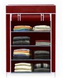 Valtior 4 Layer HighBond Polyester Collapsible Wardrobe