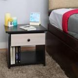 Valtos Engineered Wood Bedside Table