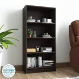 Valtos Engineered Wood Open Book Shelf