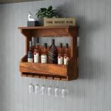 Varaha Collection Solid Wood Bar Cabinet