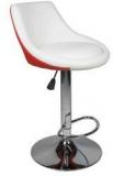 Ventura Bar Chair In White & Red Colour