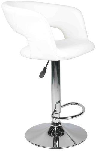 Ventura Bar Chair in White Colour