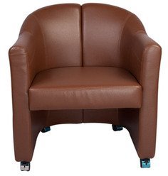 Ventura Comforting Brown Single Seater Sofa