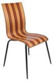 Ventura Dining Chair In Natural & Brown Colour