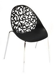 Ventura Elegantly Designed Black VisitorChair