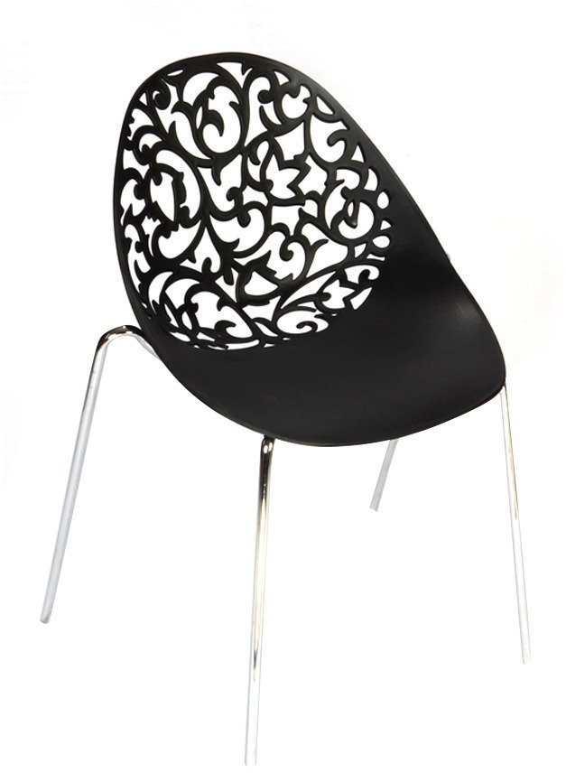 Ventura Elegantly Designed Black VisitorChair