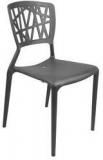 Ventura Moulded Hard Plastic Chair In Black Colour