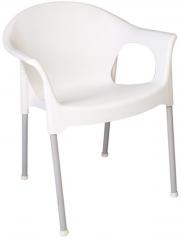 Ventura SpaciouWhite Cafeteria Chair