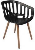 Ventura Stacking Chair In Black Colour