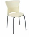 Ventura Stacking Chair In Cream Colour