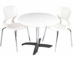 Ventura Two Seater Dining Set In White Colour