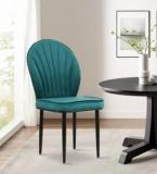 Vergo Bloom Accent Chair for Living Room, Bedroom, Study Room, Cafes | Velvet Fabric Dining Chair