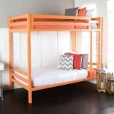 Vibrant Interior AJIRA ORANGE Metal Bunk Bed