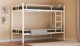 Vibrant Interior Albania Ivory Metal Bunk Bed