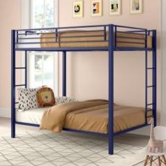 Vibrant Interior Amar Blue Metal Bunk Bed