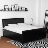 Vibrant Interior Peruvian Metal Queen Hydraulic Bed