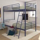 Vibrant Interior Rock Blue Metal Bunk Bed