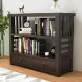 Vinod Furniture Solid Sheesham Wood Book Shelf For Study Room/ Living Room/ Library | Solid Wood Semi Open Book Shelf