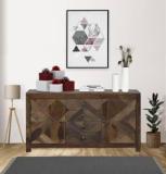 Vintage Home Kira Sheesham Jodhpur Furniture Solid Wood Free Standing Sideboard