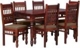 Vishwakarma Antique Jodhpuri Handcrafted Contemporary Solid Wood 6 Seater Dining Set