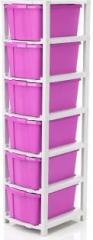 Vokay MULTI Layer Plastic Modular Basket Drawer Chest Storage Plastic Free Standing Cabinet