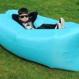 Vvg Traders Air Sofa Inflatable Lounger Inflatable Couch For Travelling Couch For Travelling, Outdoor, Camping, Hiking, Beach Parties, Picnic, Backyard, Lakeside Travelling Lazy Sleeping Bag Half Leather 1 Seater Sofa