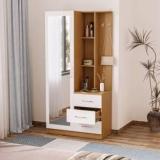 Wakefit Dressing Table | with Mirror & Storage Mako Engineered Wood Dressing Table