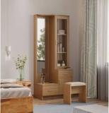 Wakefit Dressing Table | With Mirror, Storage & Stool Cetus Engineered Wood Dressing Table