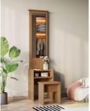 Wakefit Dressing Table | with Mirror, Storage & Stool Heka Engineered Wood Dressing Table