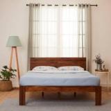 Wakefit Indus Teak Solid Wood King Bed