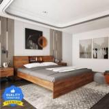 Wakefit Orion With 17.5 Cm Floor Clearance Engineered Wood King Bed