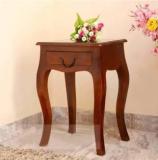 Waywood Sheesham Wood Sofa Table With 1 Drawer For Living Room Solid Wood End Table