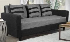 Westido Steel Side Fabric 3 Seater Sofa