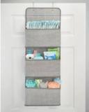 Widerzone Fabric Baby Nursery Hanging Organizers For Over The Door Storage For Kids Metal 2 Door Wardrobe