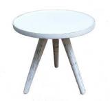 Wood Craft India Wooden Round Table Wc002 Solid Wood End Table