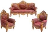 Wood Master Sre sofa set 3 1 1 seater Teak Solid Fabric 3 + 1 + 1 Sofa Set