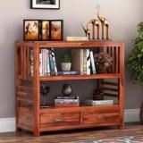 Wood Mount Sheesham Wood Book Shelf For Bedroom/Home/Hotel/Living Room Solid Wood Console Table