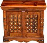 Wood Mount Sheesham Wood Cabinet Table With 2 Doors Solid Wood Bar Cabinet