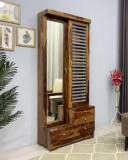 Wood Vestal Dressing Table with Double Door Solid Wood Dressing Table