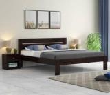 Woodefly Sheesham Wood King Size Bed Without Storage/ Double Bed/ Cot Bed for Bedroom Solid Wood Queen Bed