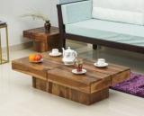 Woodefly Wooden Coffee Table For Living Room /Bedroom /Hotels Solid Wood Tea Table Solid Wood Coffee Table