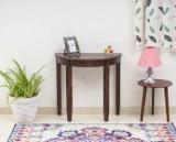 Woodefly Wooden Console Table For Living Room Bedroom Side Table For Home Laptop Table Solid Wood Console Table