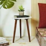 Wooden Street Engineered Wood Side Table