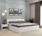 Wooden Street Harper Double Bed With Box Storage Bed With Headboard Engineered Wood Queen Box Bed