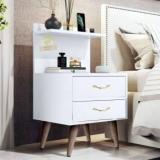 Woodenworld Bedside Table With Storage Box With Drawer For Bedroom Solid Wood Bedside Table