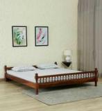 Woodmart She Solid Wood King Bed