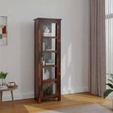 Woodstage Solid Wood Close Book Shelf